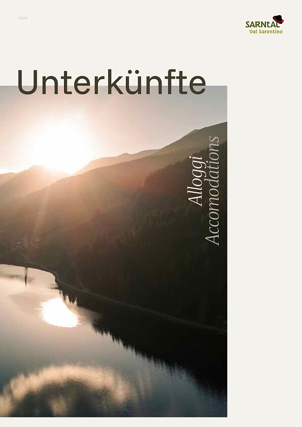 Sarntal: Unterkünfte - cover