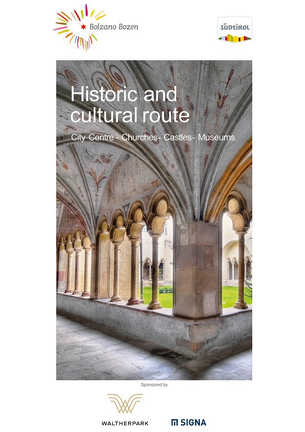 The historical and artistic tour of Bolzano - cover