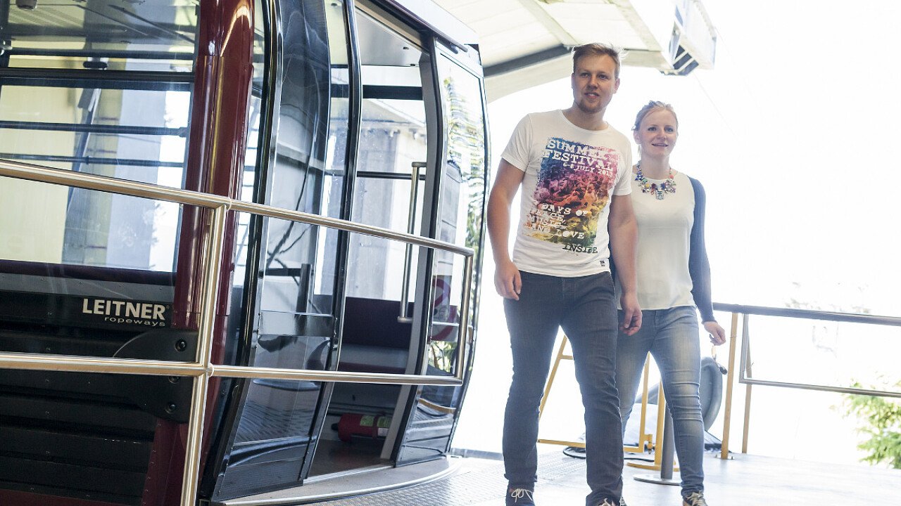 Luoghi da visitare: Funivia del Renon - uscita dalla cabinovia