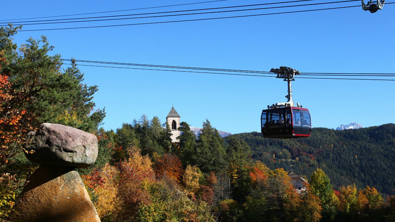 Luoghi da visitare: Funivia del Renon - panorama autunnale