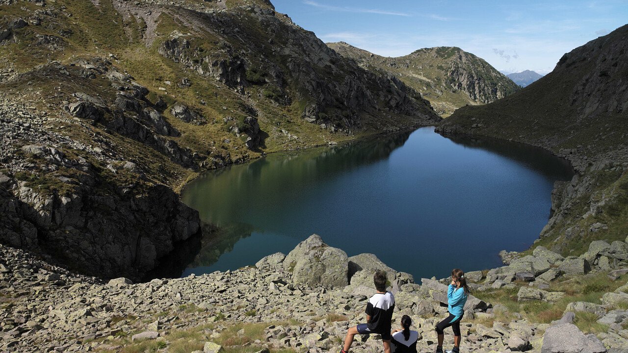 Lago Brutto nelle Dolomiti UNESCO della Val di Fiemme
