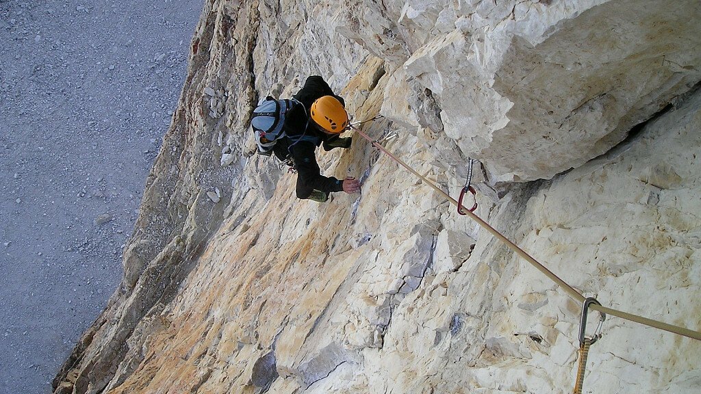 Climbing in Tre Cime di Lavaredo