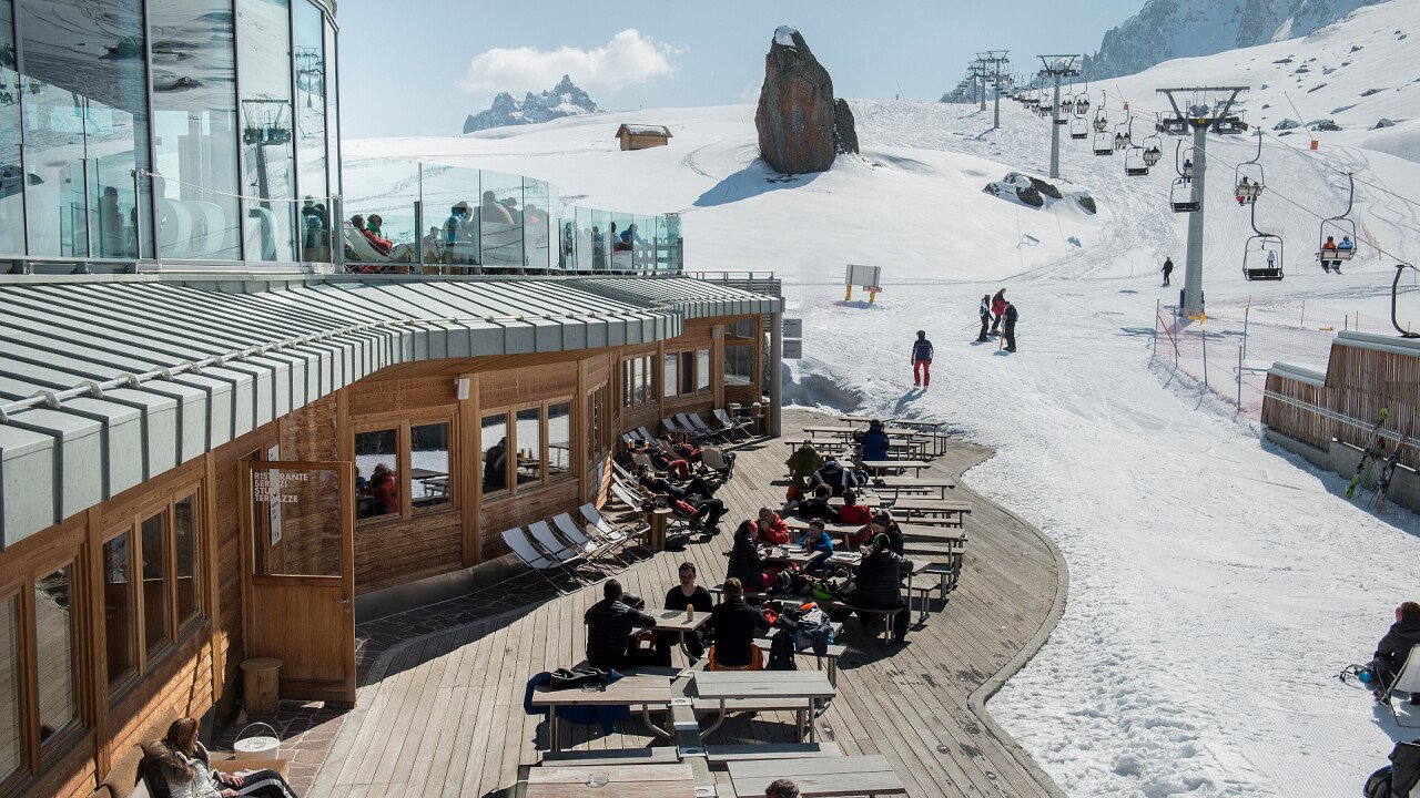 Piste vicino Cesa da Fuoch ad Arabba