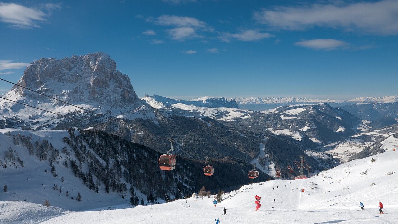 Ski area Val Gardena
