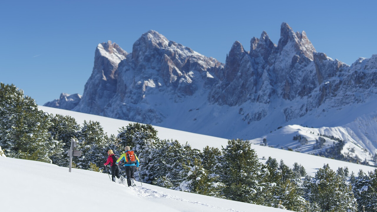 Ciaspolare in Val di Funes