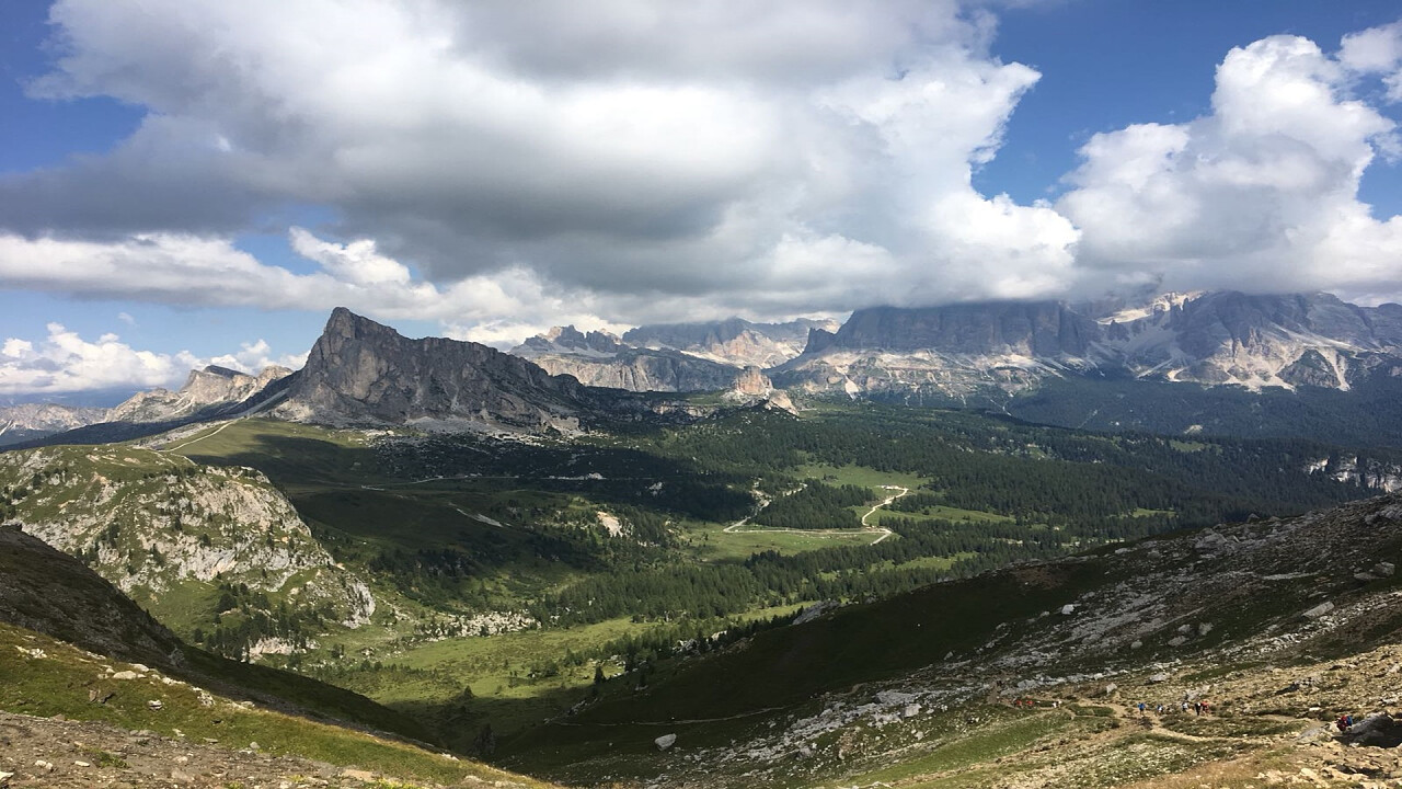 Panorama dalla Croda da Lago