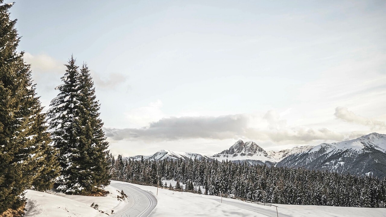 Alpe di Luson in inverno