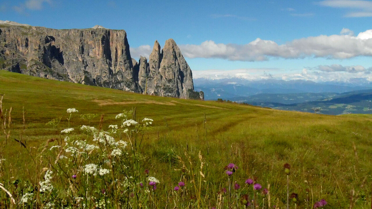 Alpe di Siusi in primavera