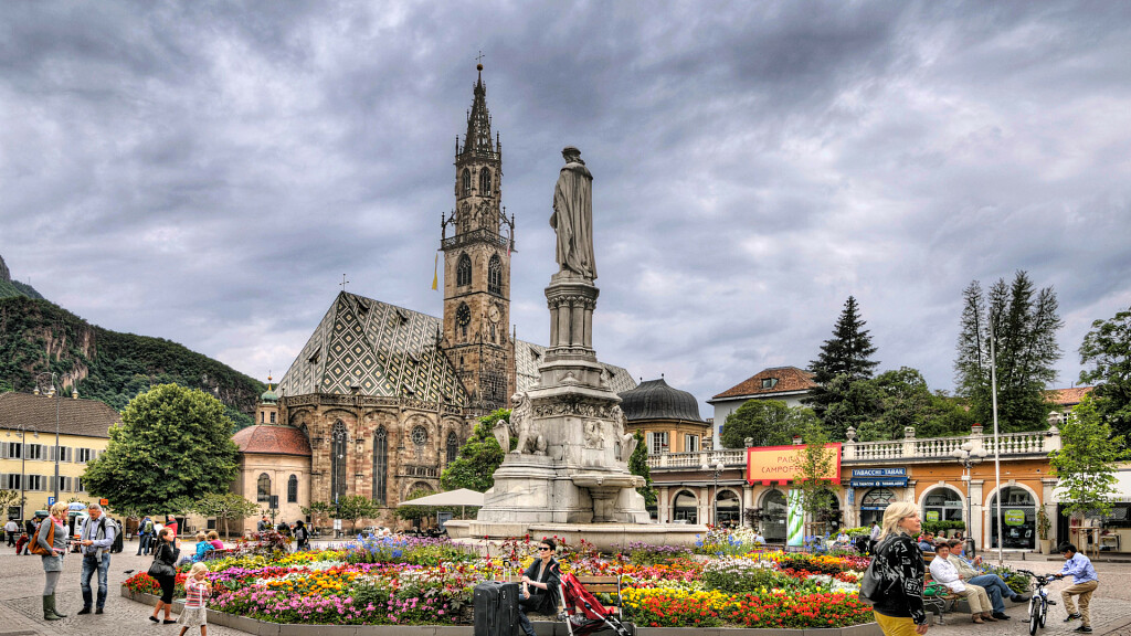 Blumenmarkt in Bozen