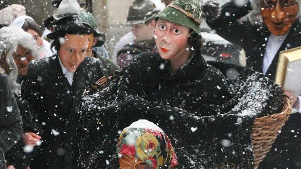 Carnival in Forno di Zoldo: the Gnaga