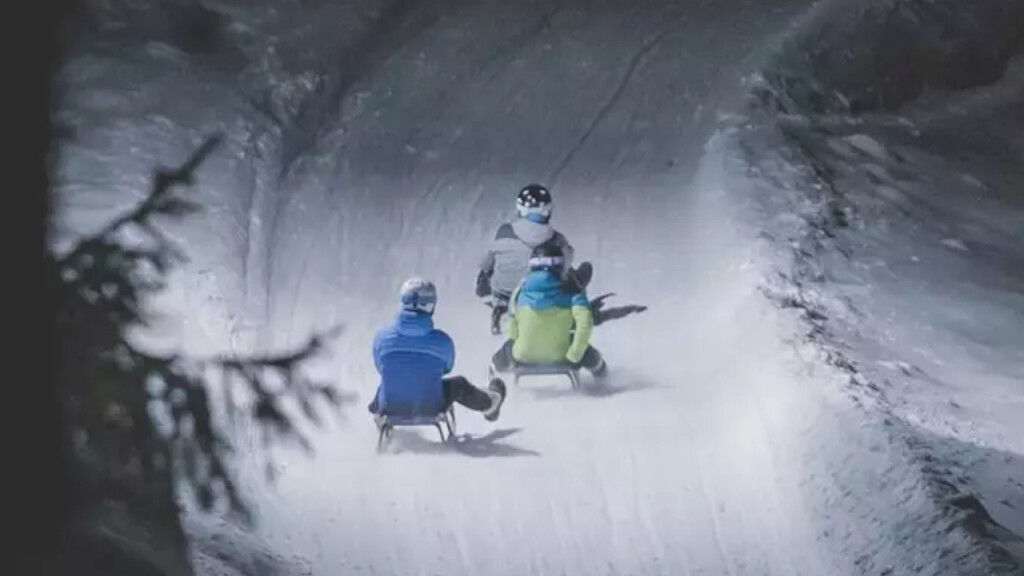 Slittino notturno a Monte Cavallo