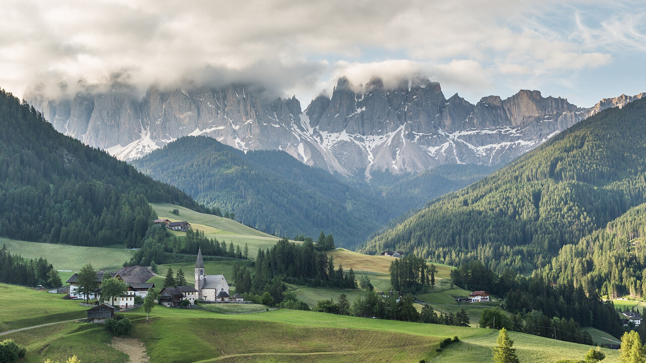 Val di Funes in estate