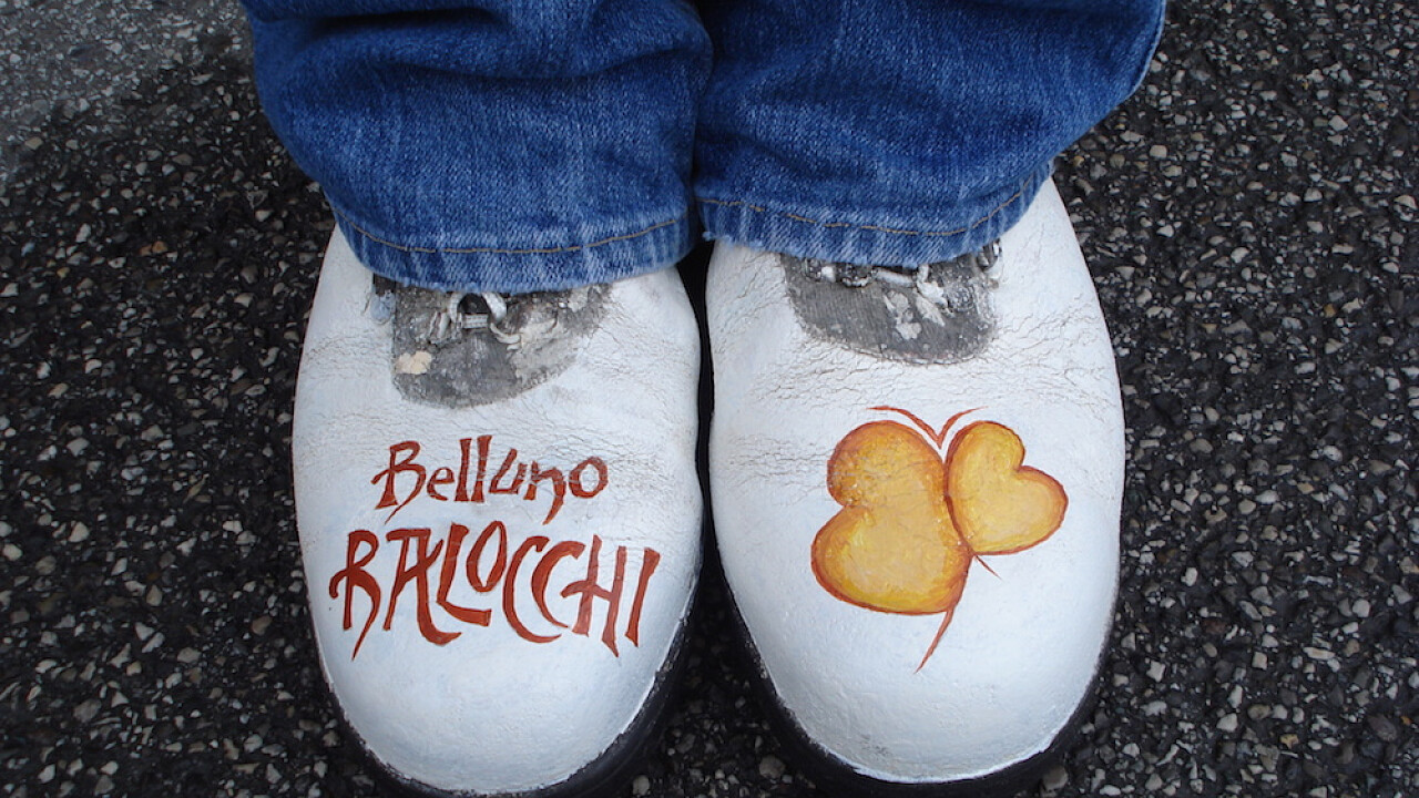 ciabatte da bambino con logo Belluno Balocchi