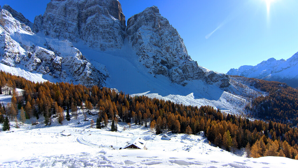 Rifugio Città di Fiume ai piedi del Pelmo