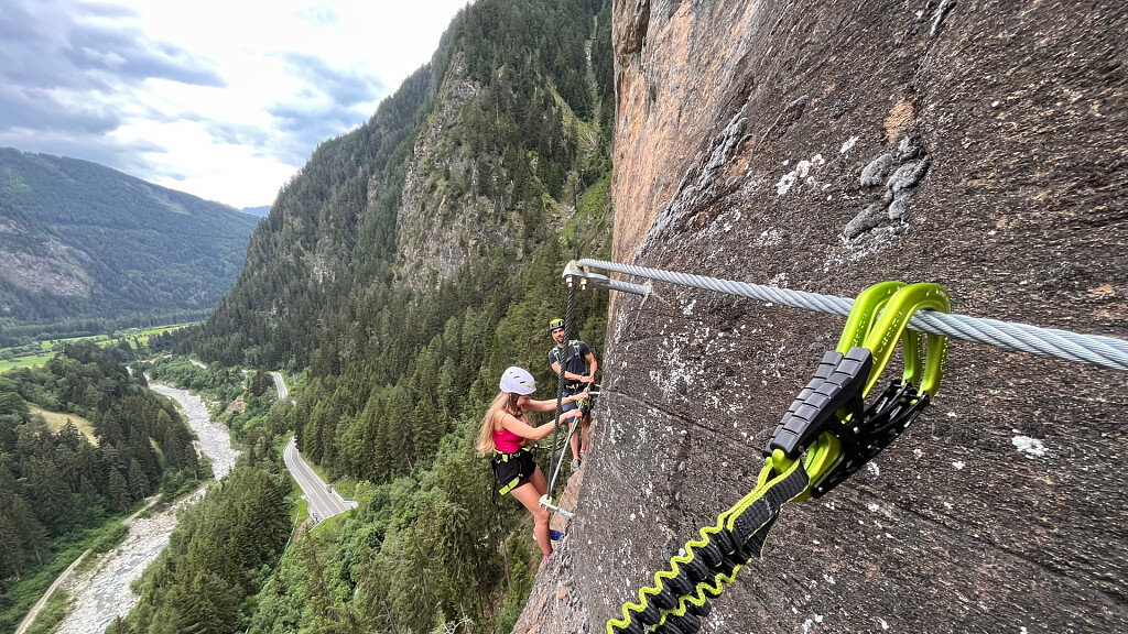 Via ferrata Ölberg in Val di Vizze presso Vipiteno