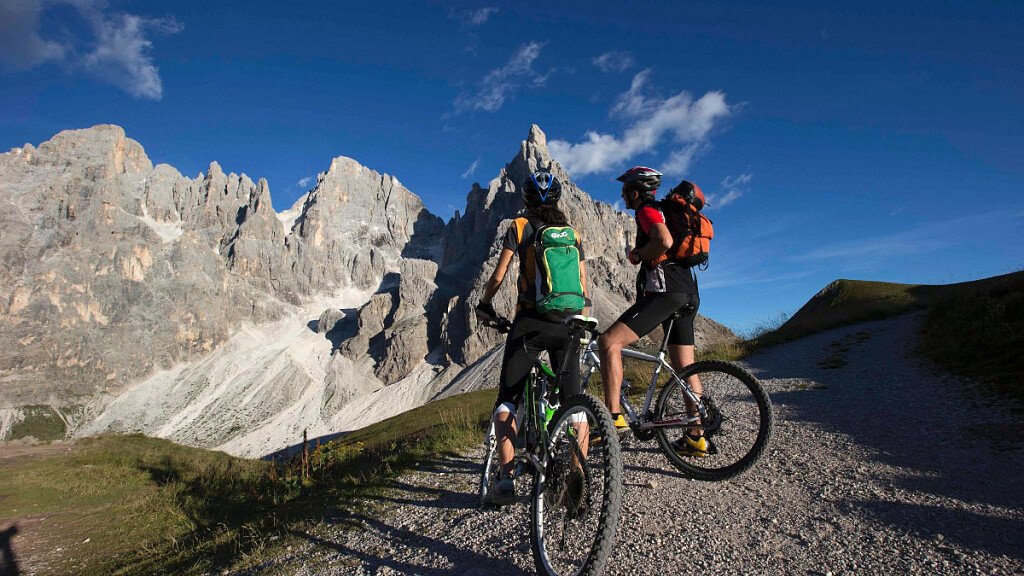 In sella sulle Pale di San Martino