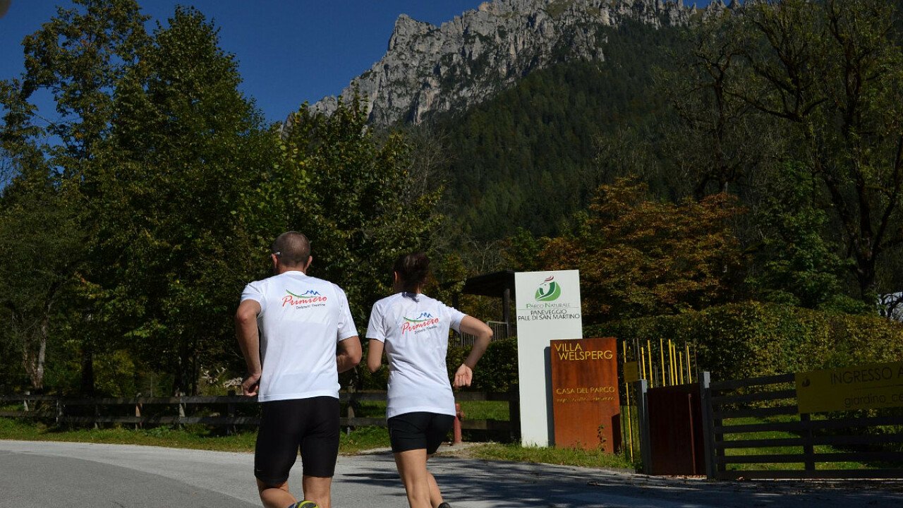 Correre nel parco di Villa Welsperg