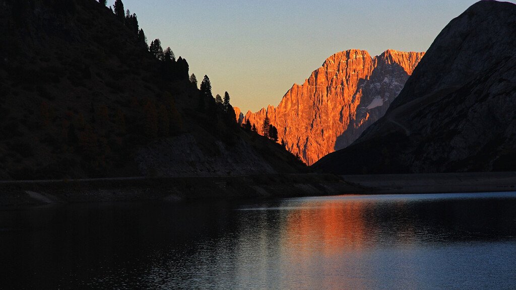 Lago di Fedaia - itinerario