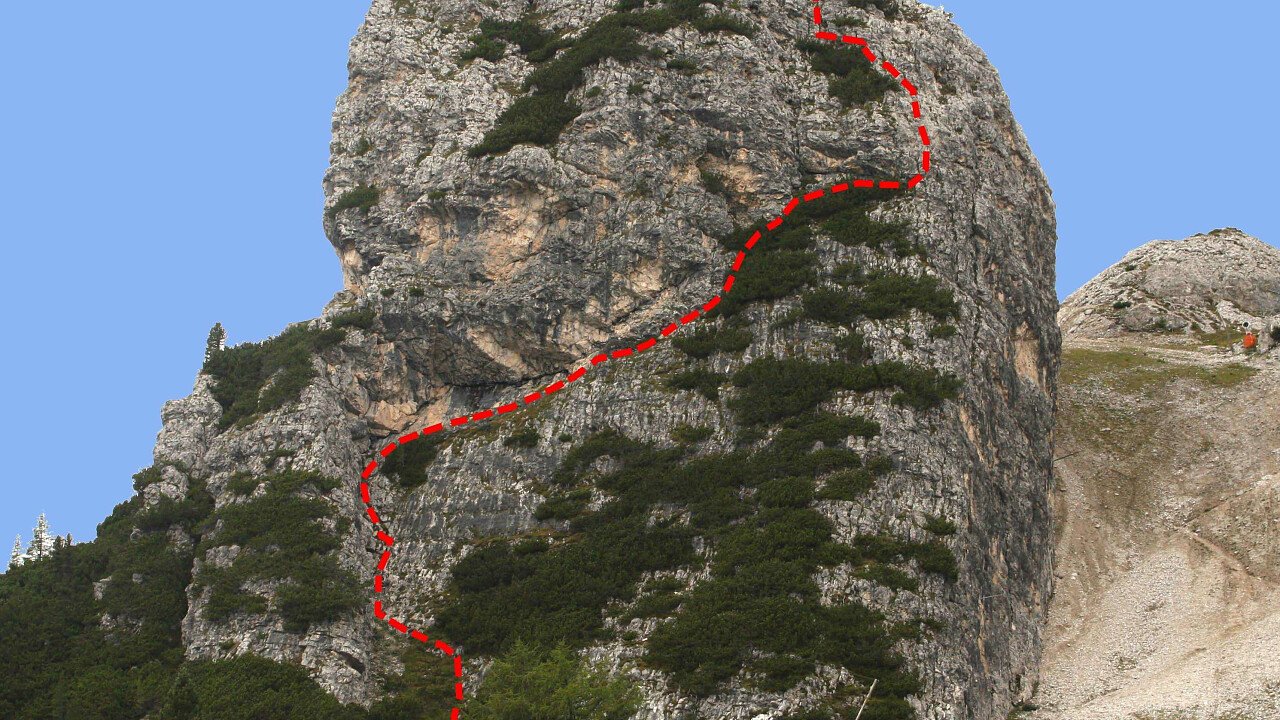 Ferrata Ra Pegna sullo Schuss delle Tofane | Estate a Cortina d'Ampezzo