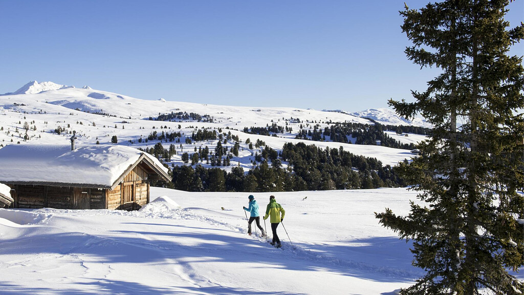 Pista panoramica sci da fondo sull'Alpe di Villandro