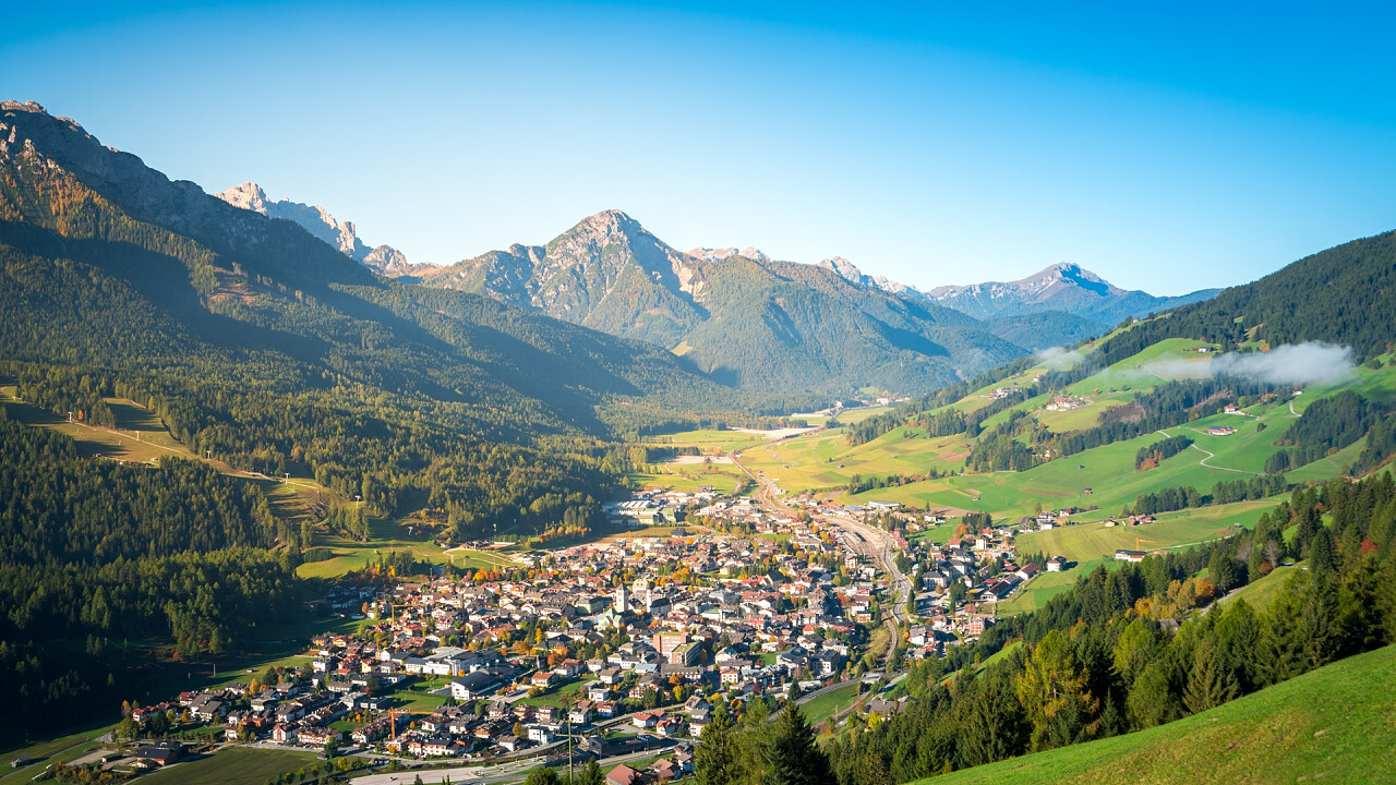 Vista dall'alto di San Candido