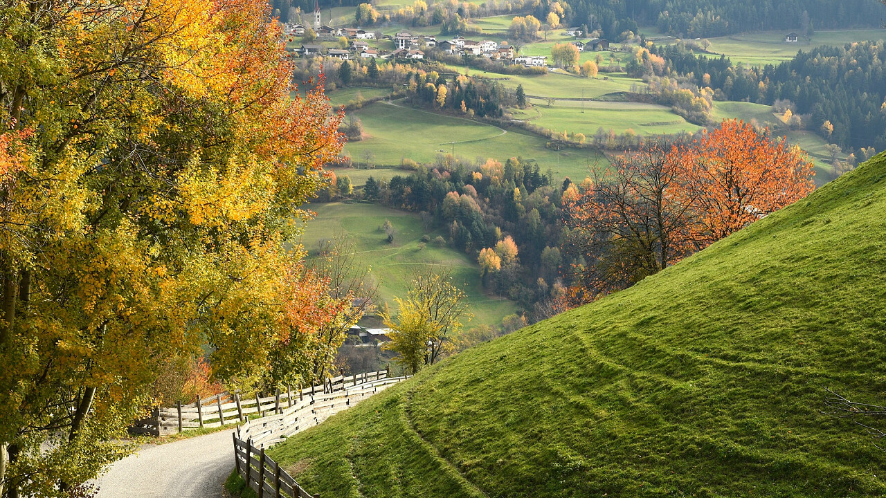 Villanders im Herbst