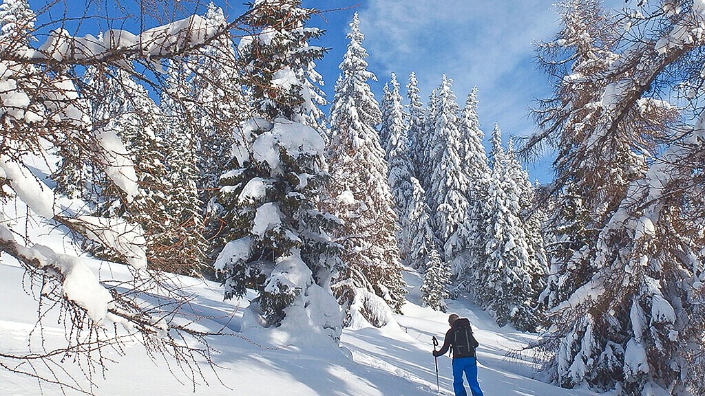 Ladurns Ascent Track – Ski Mountaineering