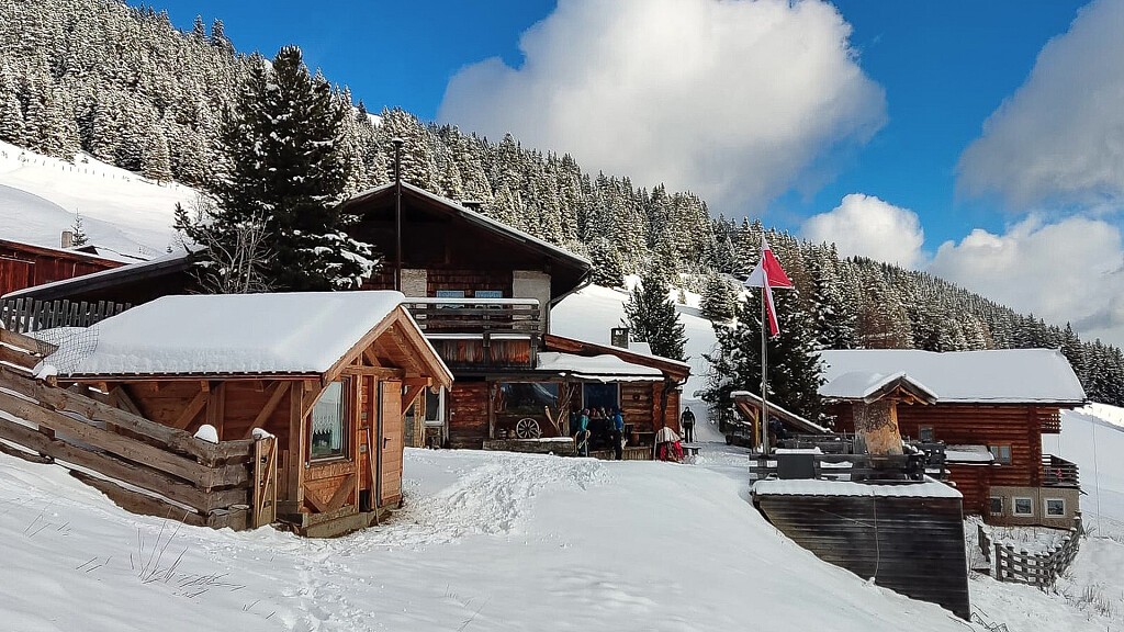 Winter Hike from Telves to Freundalm Hut