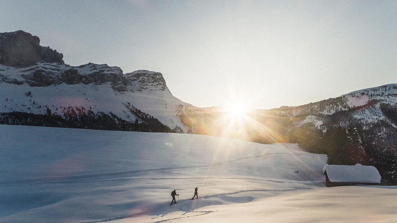 Schneeschuhwanderung entlang des Odlerwegs