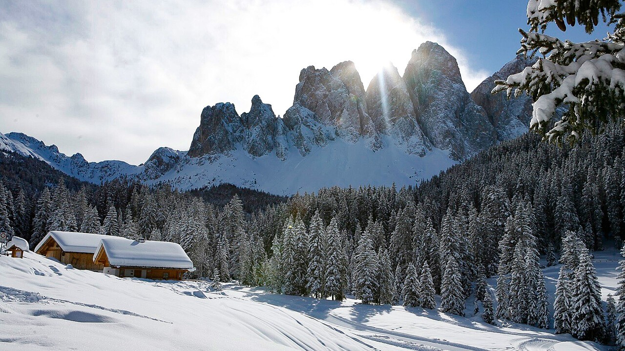 Cross-country skiing in Zannes – Closed circuit track