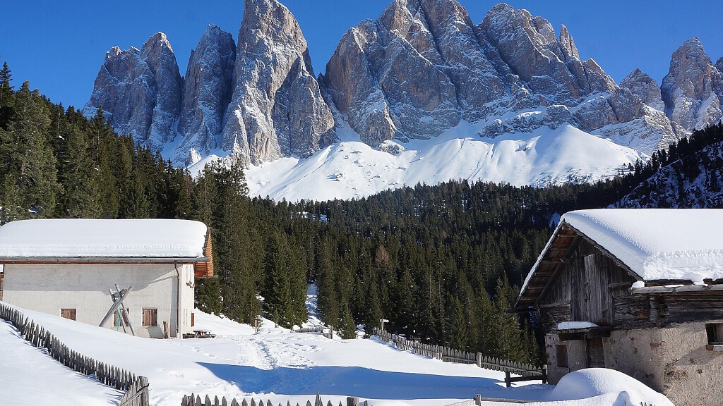 Winter Circular Hike Ranui – Zannes – Malga Glatsch – Malga Dusler – Ranui