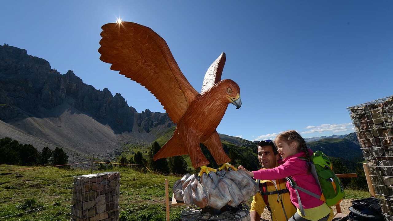 Papà con bimba al Latemarium