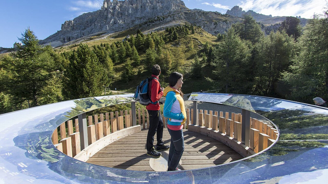 Aussichtsplattform Latemar im Winter