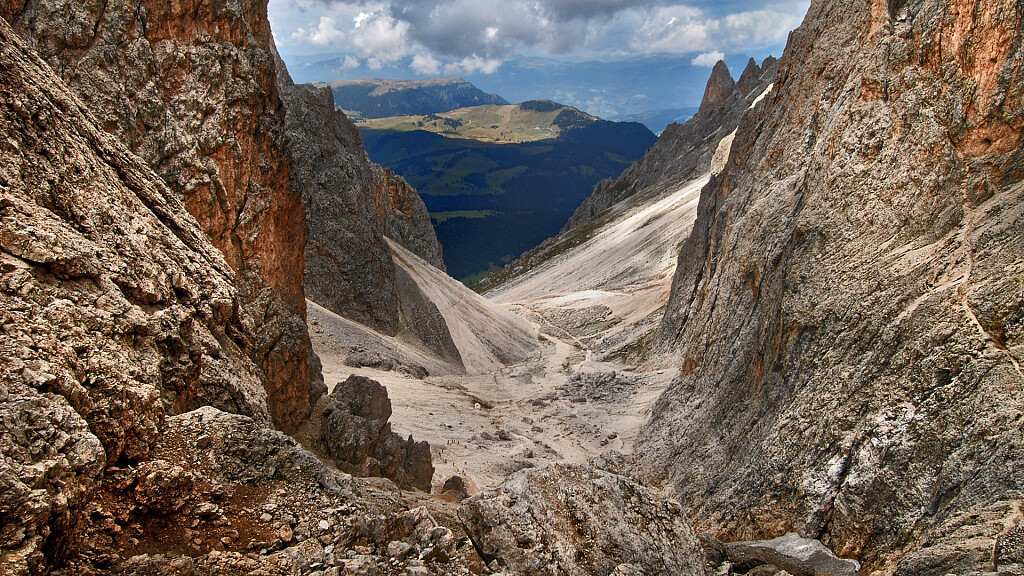 Escursione sul Passo Sella e il Sassolungo