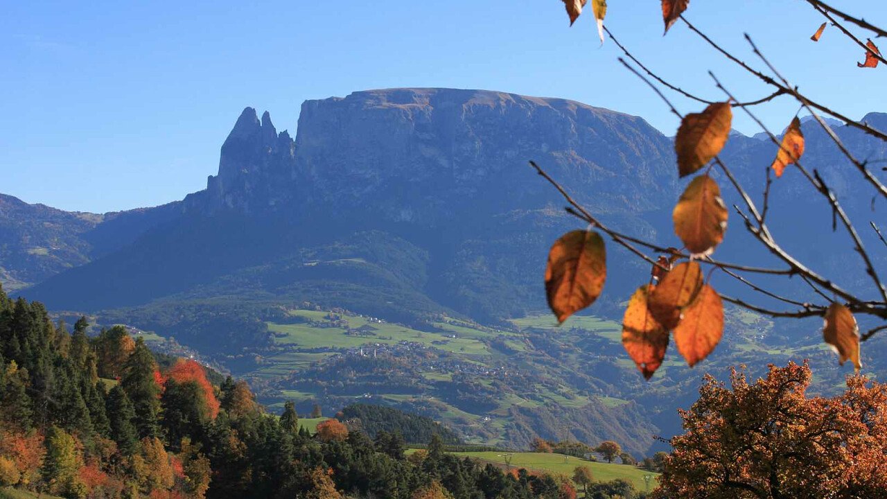 Panorami sulle Dolomiti UNESCO vicino a Renon in Alto Adige