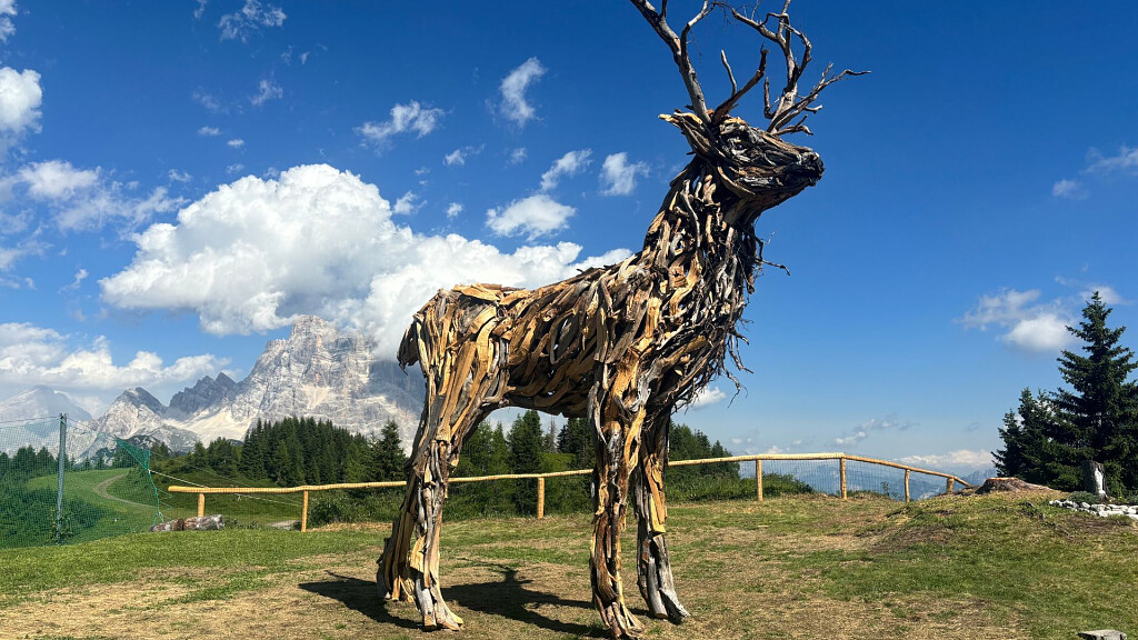 Il Cervo del Fertazza: la nuova scultura di Martalar in Cima Fertazza