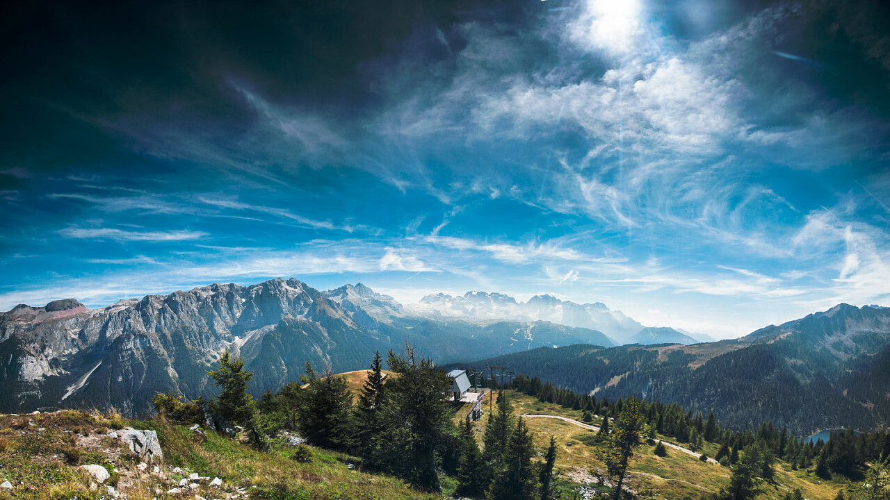 Paesaggio nei dintorni di Mezzana