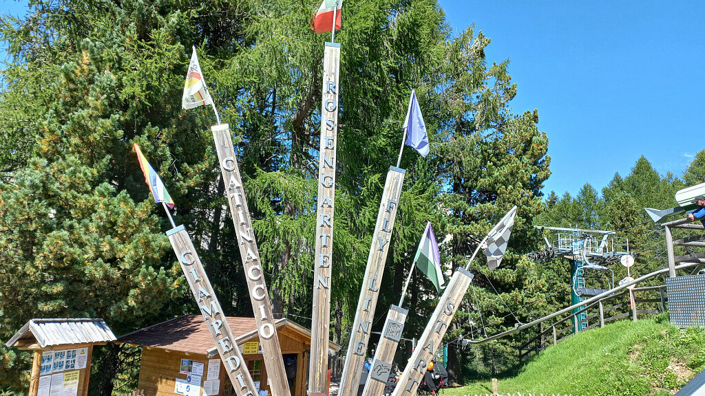 Fly line Catinaccio Rosengarten