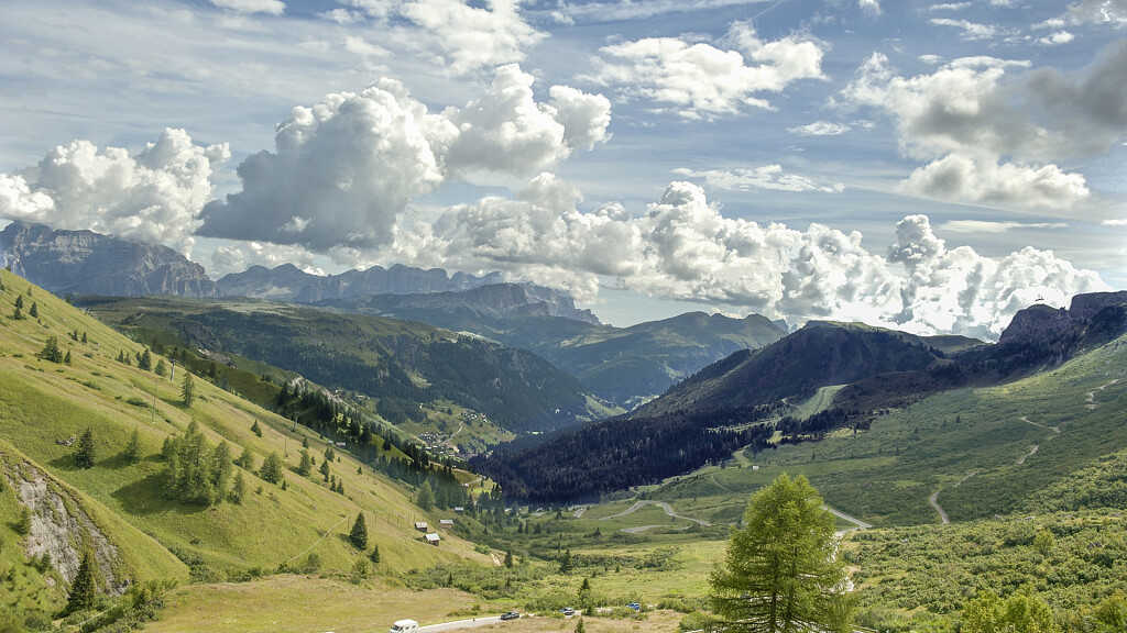In Val Gardena con la mountain bike