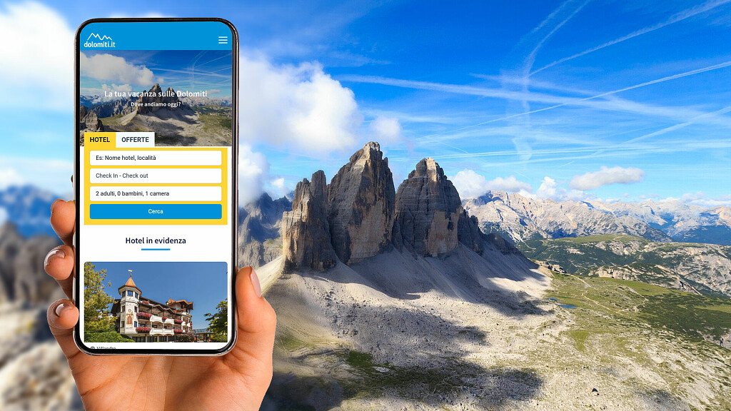 E' online la nuova app Dolomiti.it