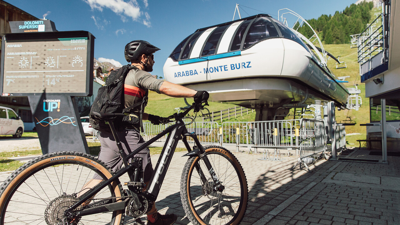 Bici impianti risalita Arabba