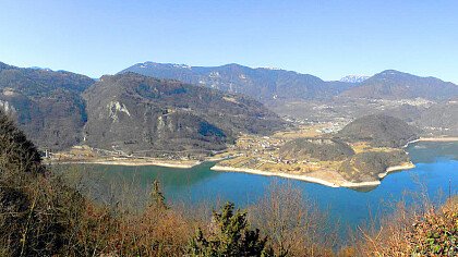 Lago di Corlo da Forcelletto nel Feltrino | Bellunese