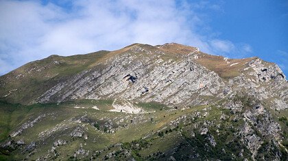 Le montagne sopra Ponte nelle Alpi nel Bellunese