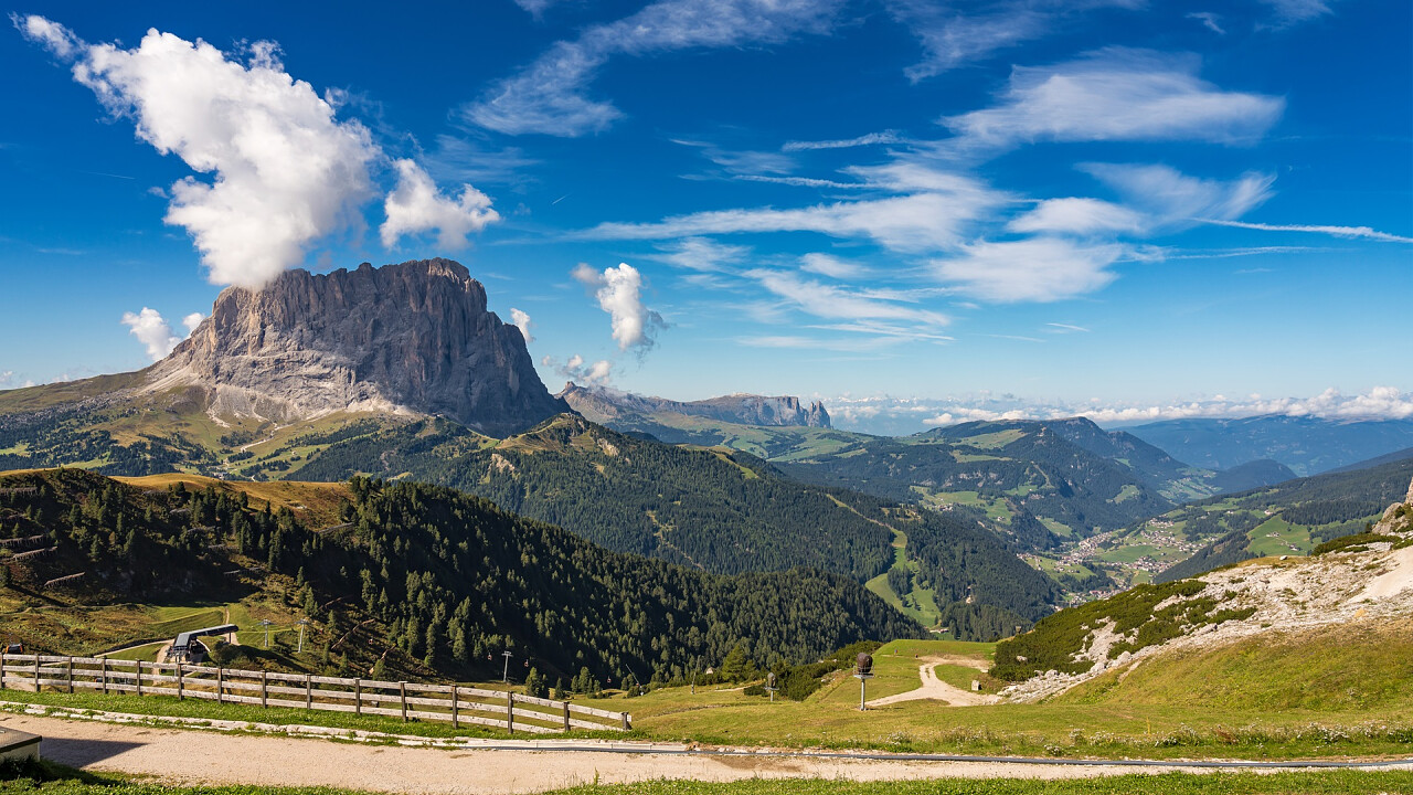 Vista del Sassolungo - Selva di Val Gardena