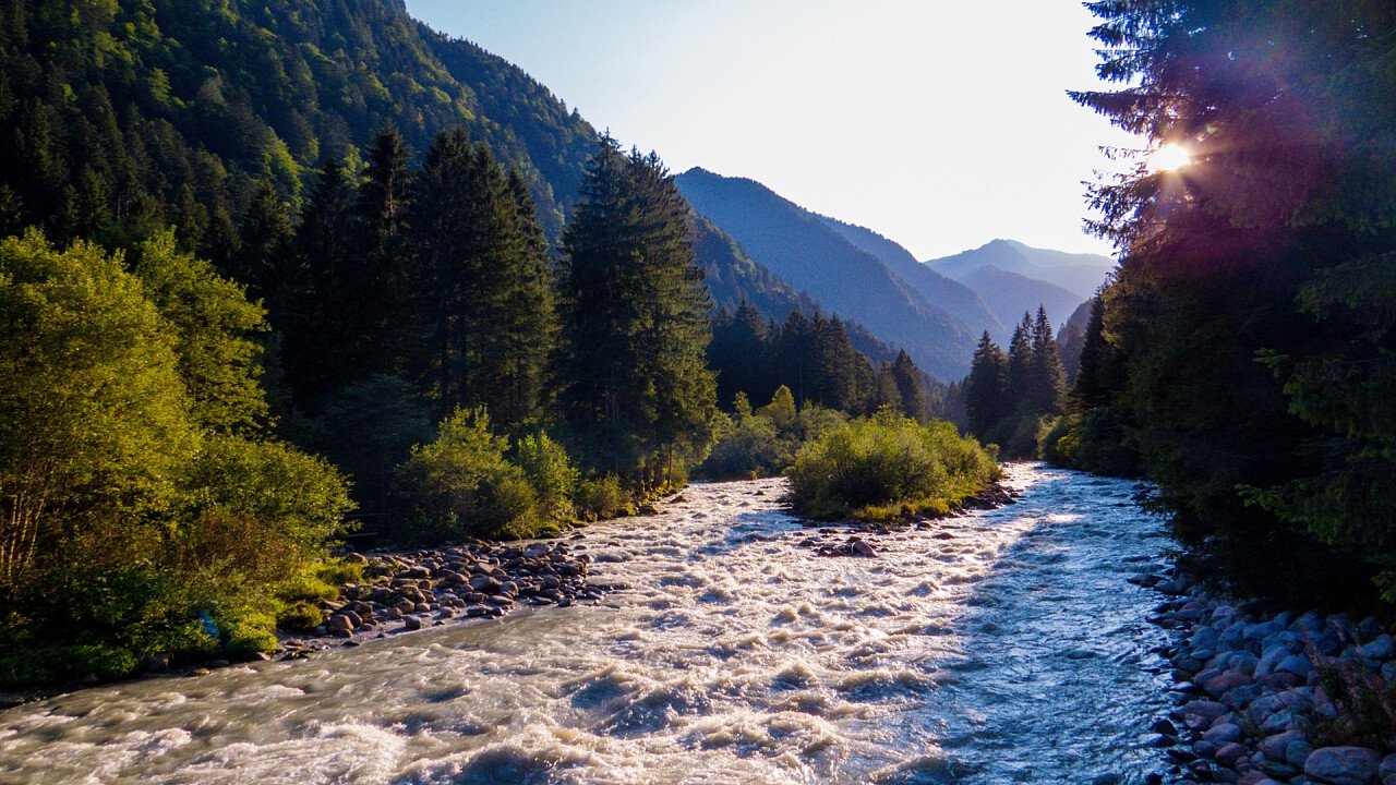 Fiume Sarca a Tione di Trento