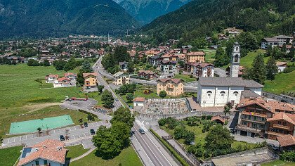 Giustino paese in Val Rendena