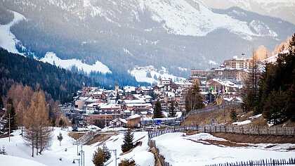 a bit of snow in San Cassiano