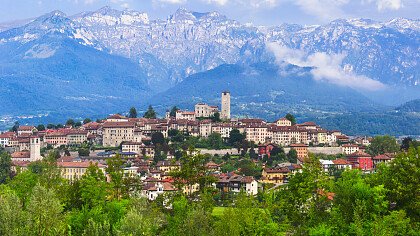 Historic buildings in the centre of Feltre - Depositphotos