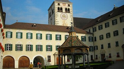 Market streets in the center of Bolzano