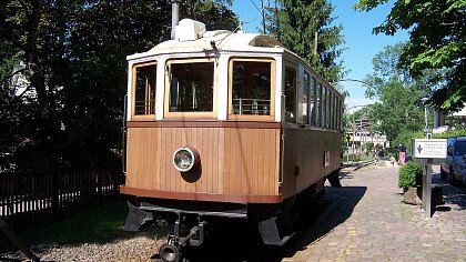 Percorso del trenino di Renon in inverno